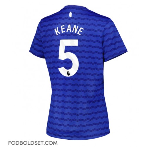 Everton Michael Keane #5 Hjemmebanetrøje Dame 2025-26 Kortærmet